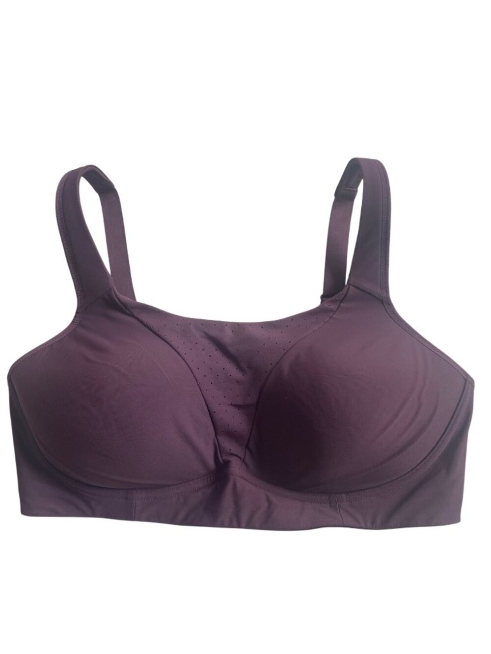 Lululemon Run Times High Support Athletic Sports Bra 36DD Mauve Purple